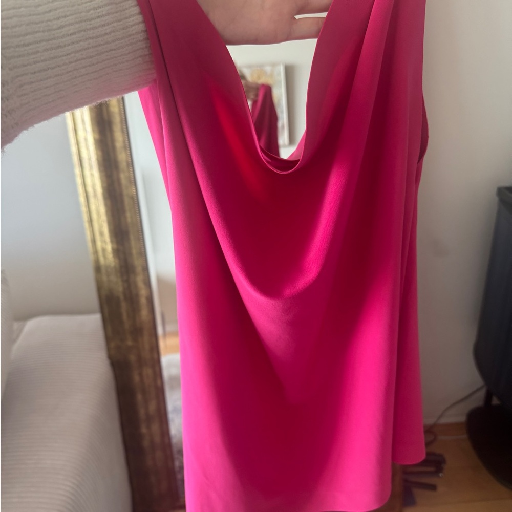 Norma Kamali Vibrant Pink Tank Top XS/34